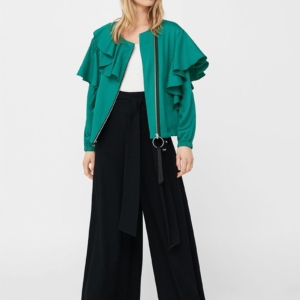 Ruffled cotton top